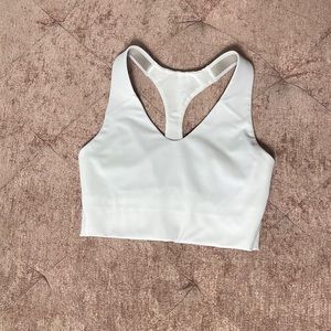 White Spanx Cropped Tank sportsbra